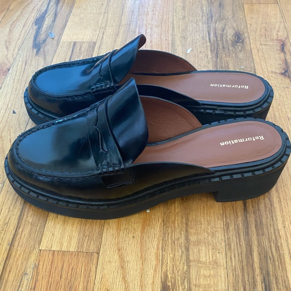 Reformation Shoes - Reformation Angie Loafer Mule